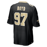 New Orleans Saints Khristian Boyd Black Game Jersey