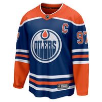 Edmonton Oilers Connor McDavid Royal Home Breakaway Jersey