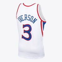 Philadelphia 76ers Allen Iverson 1996 Swingman Jersey - White