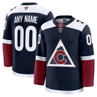 Colorado Avalanche Navy Alternate Premium Custom Jersey