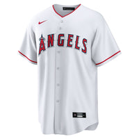 Los Angeles Angels Mike Trout White Home Replica Player Name Jersey