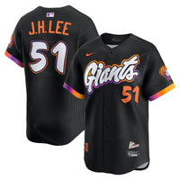 San Francisco Giants Jung Hoo Lee Black 2025 City Connect Limited Jersey