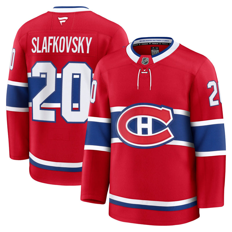 Montreal Canadiens Juraj Slafkovsky Red Premium Jersey