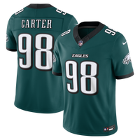 Philadelphia Eagles Jalen Carter Midnight Green Team Vapor F.U.S.E. Stitched Limited Jersey