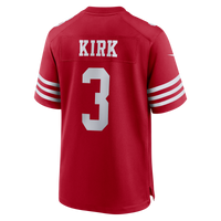 San Francisco 49ers Christian Kirk Scarlet Team Game Jersey