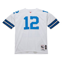 Dallas Cowboys 1975 Roger Staubach White Authentic Throwback Retired Player Jersey