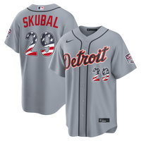 Fourth of July Detroit Tigers Tarik Skubal Gray USA 250 Stadium Jersey