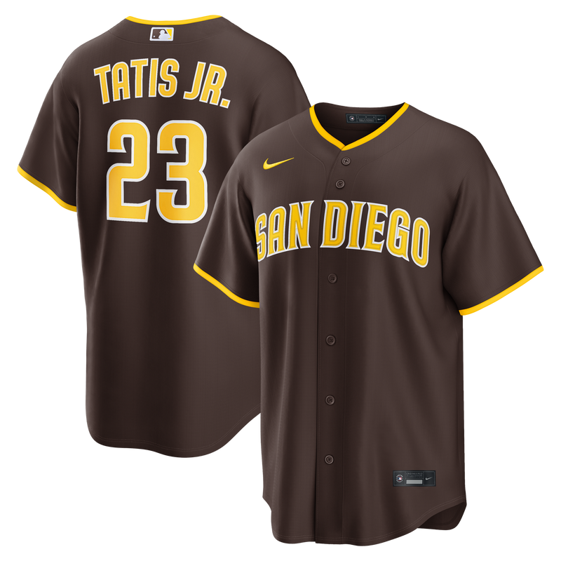 San Diego Padres Fernando Tatis Jr. Brown Road Replica Jersey