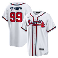 Atlanta Braves Spencer Strider White Replica Player Jersey