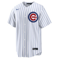 Chicago Cubs White Home Replica Custom Jersey