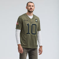 Green Bay Packers Jordan Love Olive 2025 Salute to Service Limited Jersey