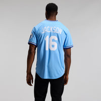 Kansas City Royals Bo Jackson Light Blue Throwback Cooperstown Collection Limited Jersey