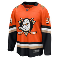 Anaheim Ducks Petr Mrazek Orange Home Breakaway Jersey