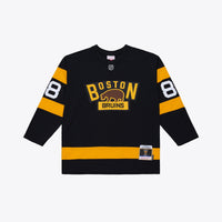 Boston Bruins David Pastrnak Black 2015 Power Play Jersey