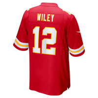 Kansas City Chiefs Jared Wiley Red Game Jersey