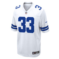 Dallas Cowboys Javonte Williams White Game Jersey