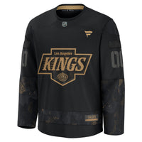 Los Angeles Kings Black 2024 Military Appreciation Custom Practice Jersey