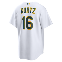 Athletics Nick Kurtz White Home Replica Jersey