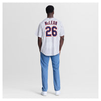 New York Mets Nolan McLean White Home Replica Jersey