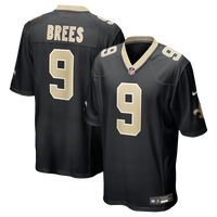 New Orleans Saints Drew Brees Black Team Game Jersey