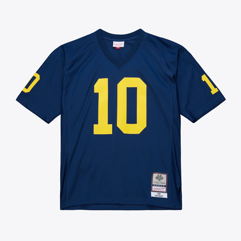 Tom Brady Navy Michigan Wolverines 1999 College Vault Jersey