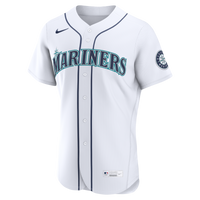 Seattle Mariners White Home Authentic Custom Jersey