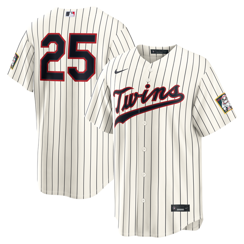 Minnesota Twins Byron Buxton Cream 2026 Field of Dreams Stadium Jersey