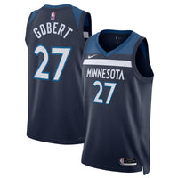 Minnesota Timberwolves Icon Edition Swingman Jersey - Navy - Rudy Gobert