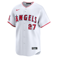 Los Angeles Angels Mike Trout White Home Limited Player Jersey