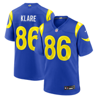Los Angeles Rams Max Klare Royal Team Game Jersey