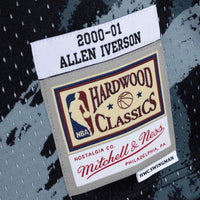 Philadelphia 76ers Allen Iverson 2000 Team Marble Swingman Jersey - Black