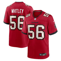 Tampa Bay Buccaneers Benton Whitley Red Team Game Jersey