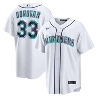 Seattle Mariners Brendan Donovan White Home Replica Jersey