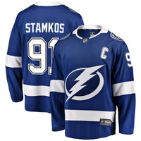 Tampa Bay Lightning Steven Stamkos Blue Breakaway Player Jersey