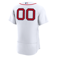 Boston Red Sox White Home Authentic Custom Jersey