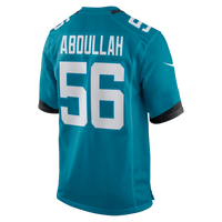 Jacksonville Jaguars Yasir Abdullah Teal Team Game Jersey