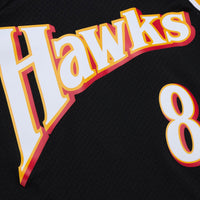 Atlanta Hawks Steve Smith 1994 Dark Authentic Jersey - Black
