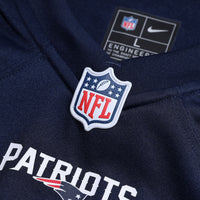 New England Patriots Number 1 Groom Navy Game Jersey