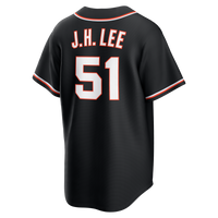 San Francisco Giants Jung Hoo Lee Fashion Replica Black Out Jersey