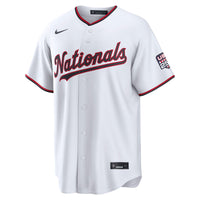 Fourth of July Washington Nationals James Wood White USA 250 Stadium Jersey