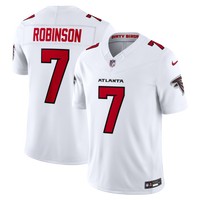 Atlanta Falcons Bijan Robinson White Vapor F.U.S.E. Stitched Limited Jersey