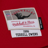 San Francisco 49ers Terrell Owens Red 1996 Legacy Replica Player Jersey