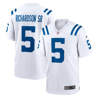 Indianapolis Colts Anthony Richardson Sr. White Game Jersey
