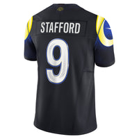 Los Angeles Rams Matthew Stafford Midnight Blue 2025 Rivalries Collection Stitched Limited Jersey
