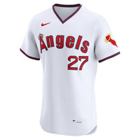 Los Angeles Angels Mike Trout White Alternate 2 Elite Jersey