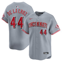 Cincinnati Reds Elly De La Cruz Gray Road Limited Player Jersey