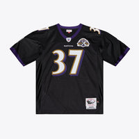 Baltimore Ravens Deion Sanders Black 2005 Authentic Throwback Jersey