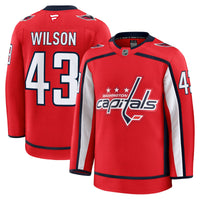 Washington Capitals Tom Wilson Red Home Premium Jersey