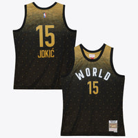 NBA Nikola Jokic 2016 World Authentic Jersey All-Star - Black/Gold