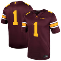 #1 Maroon Minnesota Golden Gophers Untouchable Football Jersey